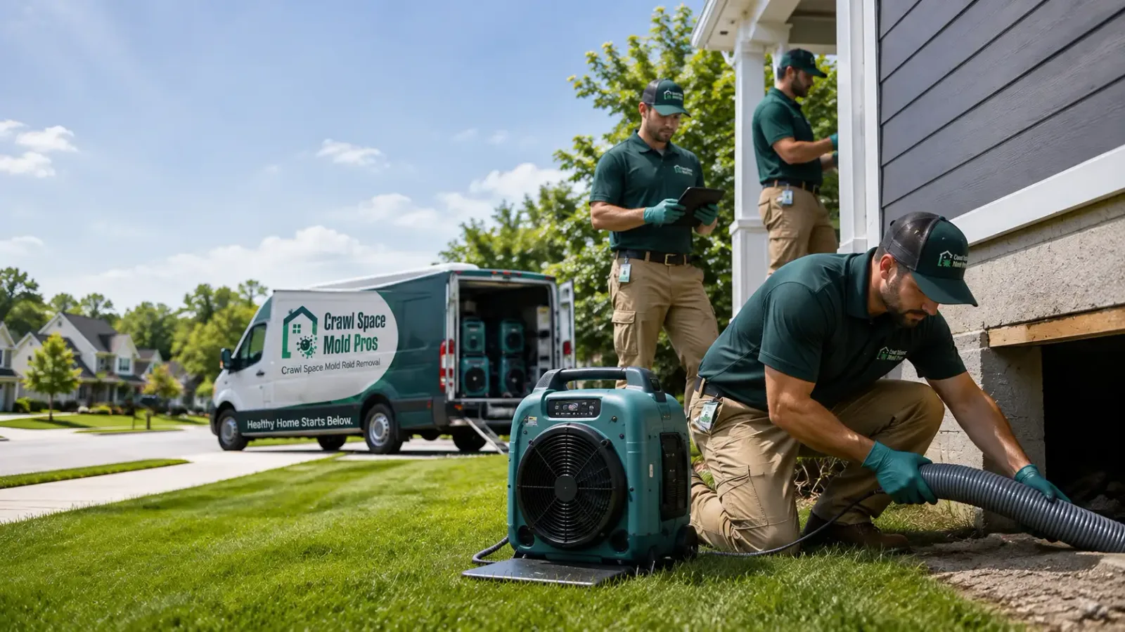 Crawl Space Mold Removal in Newfolden, MN